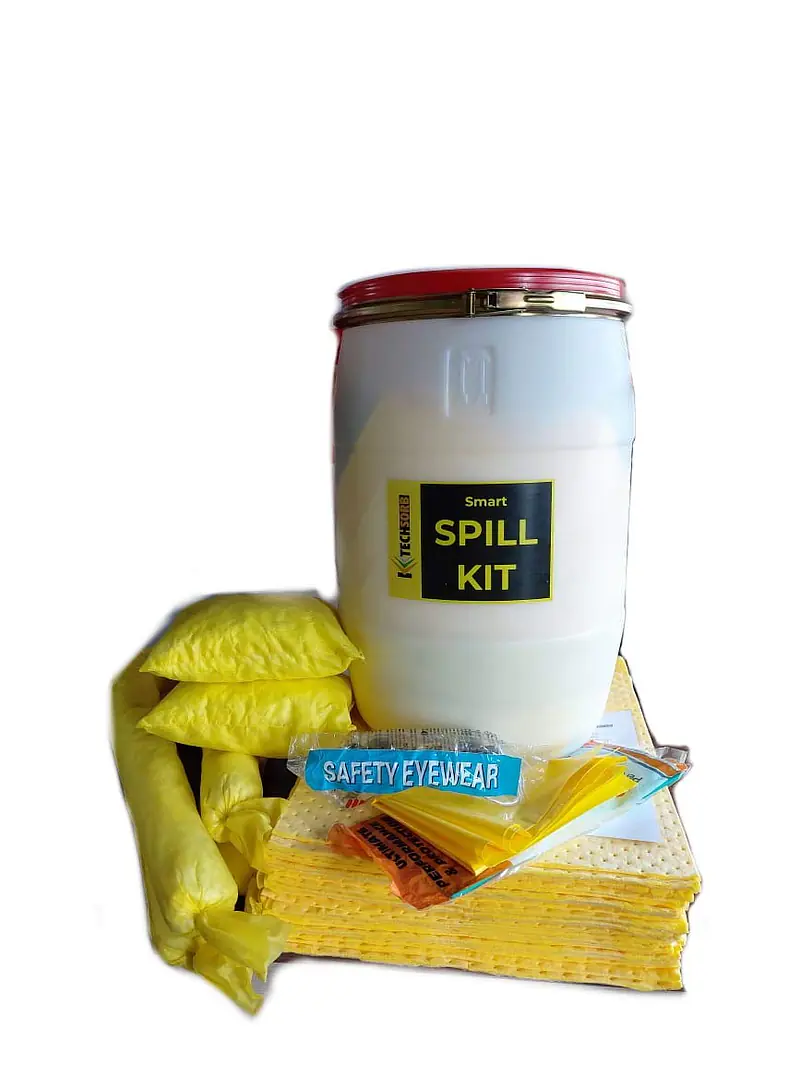 Hazmat 50 liters Spill Kit in White Drum - Master