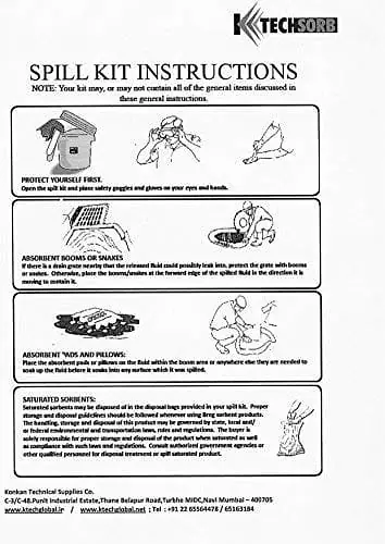Generator Spill Kit - 25 Liters - Master